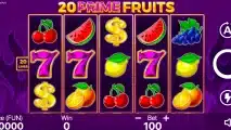 20 Prime Fruits