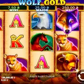 Слот Wolf Gold